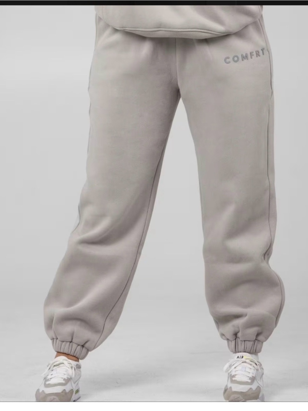 Comfrt Fleece Oversized Sweatpants Loungewear Athleisure Cozy Joggers Size M